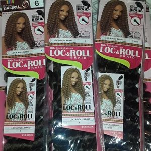 Loc & Roll Braid Hair (13 packs for $3/each)